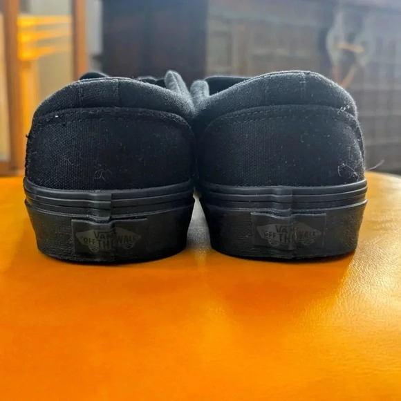 Vans Black on Black slip ons Size 7 - Picture 7 of 7